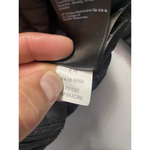 The North Face Puffer Jacket Womens Large Black 550 Fill Goose Down Outerwear - Picture 7 of 11